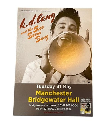 k.d. lang Music Memorabilia Flyer and Postcard Bundle 8 Pieces