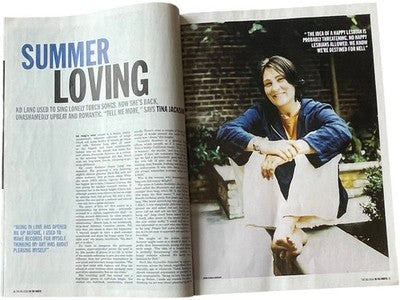 k.d. lang Music Memorabilia Flyer and Postcard Bundle 8 Pieces