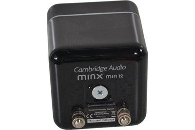 Cambridge Audio Minx Min 12 Compact Speaker High Performance Black Finish