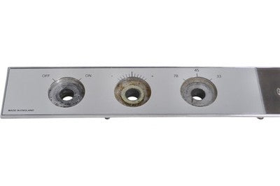 Garrard 401 Control Panel Turntable Faceplate Vintage Retro Audio