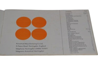 Quad 33 303 Amplifier Instruction Manual Vintage Audio Guide