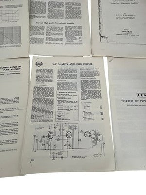 Leak Williamson Amplifier Vintage Circuit Manuals Stereo 20 Power Audio