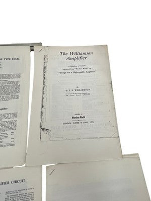 Leak Williamson Amplifier Vintage Circuit Manuals Stereo 20 Power Audio