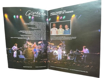 Genesis Concert Programme 1982 Rock Tour Memorabilia Collectable