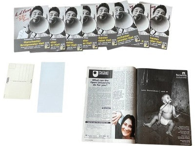 k.d. lang Music Memorabilia Flyer and Postcard Bundle 8 Pieces