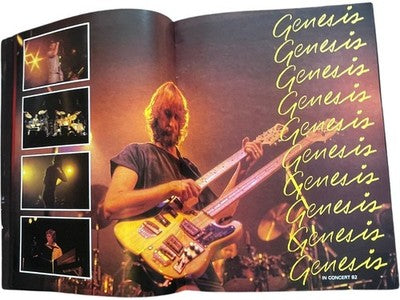 Genesis Concert Programme 1982 Rock Tour Memorabilia Collectable