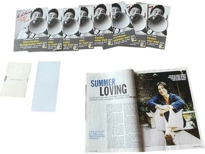 k.d. lang Music Memorabilia Flyer and Postcard Bundle 8 Pieces