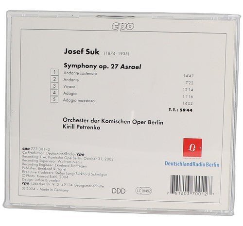 (2) - Asrael Symphony - CD - cpo - 2004 - Orchester Der Komischen Oper Berlin - Chorlton Analogue
