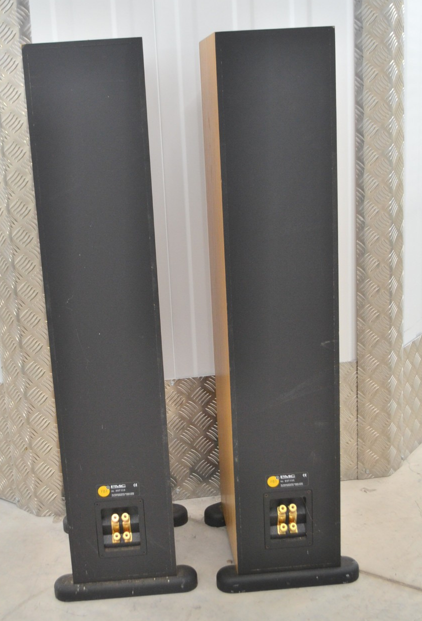 PMC FB1+ Floorstanding Speakers Light Oak Transmission Line Bi-Wire UK - Chorlton Analogue