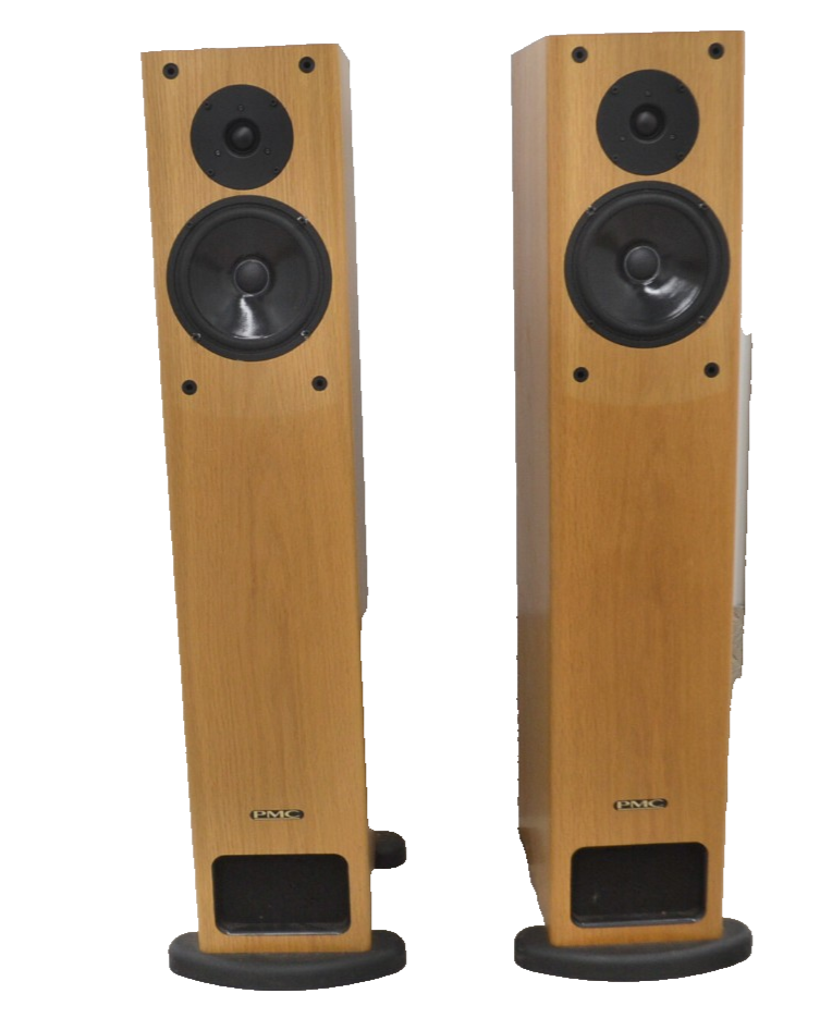 PMC FB1+ Floorstanding Speakers Light Oak Transmission Line Bi-Wire UK - Chorlton Analogue