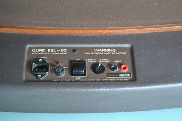 Quad ESL63 Electrostatic Speakers
