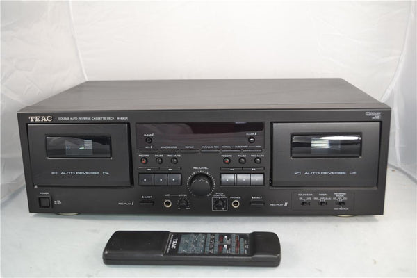 Teac W-890R Double Cassette Deck with Remote Control