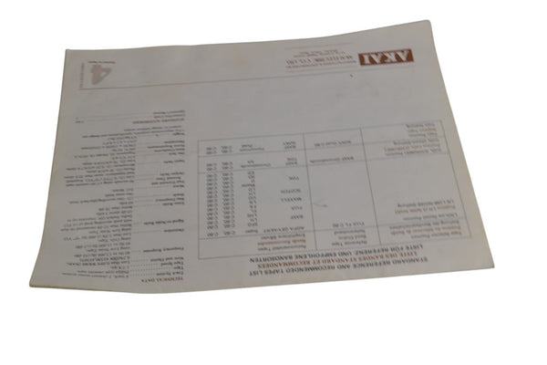 Akai CS - 34D Instruction Manual - Chorlton Analogue