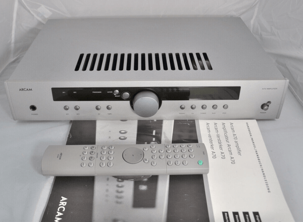 Arcam A70 Integrated Amplifier 50W Silver MM Phono - Chorlton Analogue