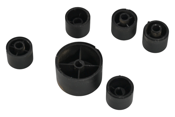 Arcam Delta 290 Knobs Volume Tone Selector Black Set - Chorlton Analogue