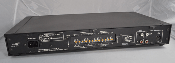 Arcam Delta 80 AM FM MW Stereo Tuner Radio - Chorlton Analogue
