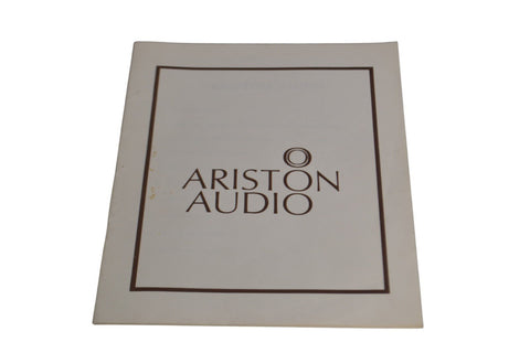 Ariston RD80 RD110 RD11 Instruction Manual - Chorlton Analogue