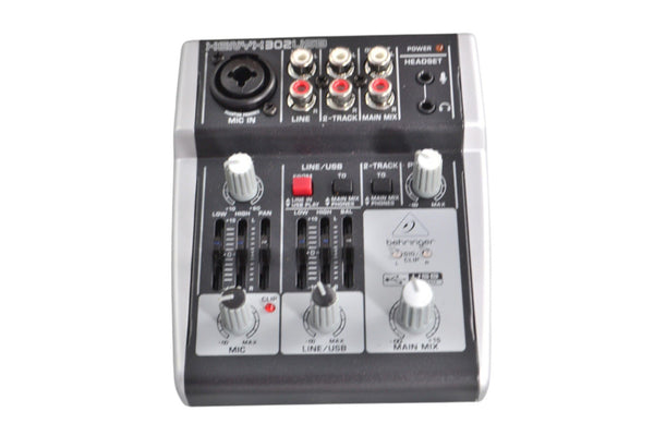 Behringer Xenyx 302USB 5 - input small mixer compact sound 302 USB audio - Chorlton Analogue