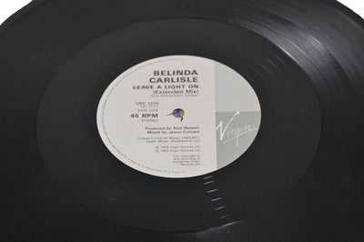 Belinda Carlisle Leave A Light On 7 Inch Vinyl Record Single Virgin 1989 - Chorlton Analogue