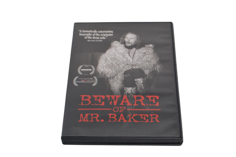 Beware of Mr Baker DVD Region 1 Ginger Baker Cream Blind Faith Documentary - Chorlton Analogue