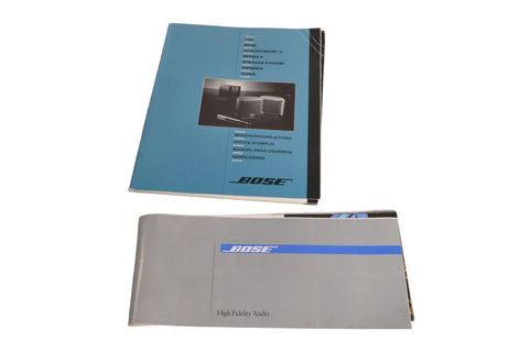 Bose Acoustimass 3 Instruction Manual and Brochure - Chorlton Analogue