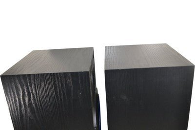 B&W DM110 Pair Vintage Bookshelf Speakers Black Audio HiFi Stereo Sound - Chorlton Analogue