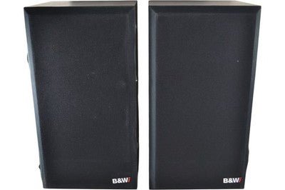 B&W DM110 Pair Vintage Bookshelf Speakers Black Audio HiFi Stereo Sound - Chorlton Analogue
