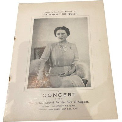 Concert Programme Royal Albert Hall 1947 London Symphony Her Majesty - Chorlton Analogue