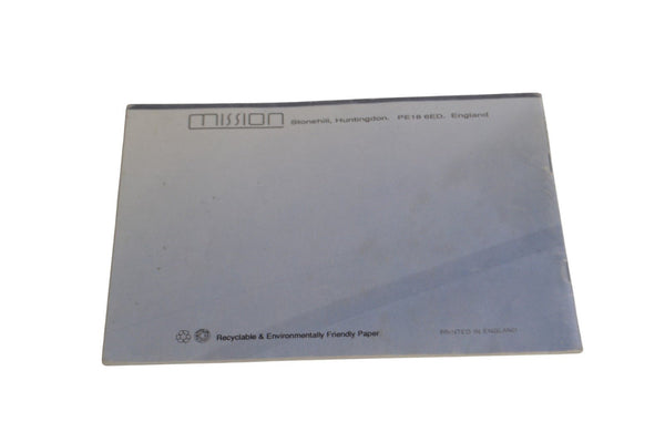 Cyrus aCA7 Instruction Manual - Chorlton Analogue