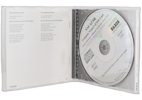 de Salazar - Complete Vespers Of Our Lady - CD - Naxos - 2004 - Chorlton Analogue