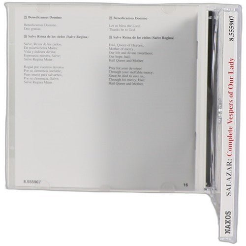 de Salazar - Complete Vespers Of Our Lady - CD - Naxos - 2004 - Chorlton Analogue