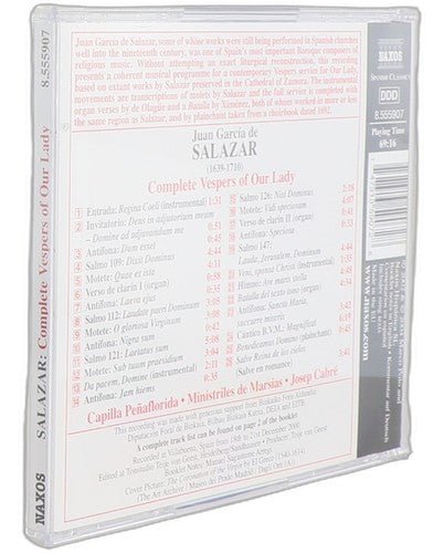 de Salazar - Complete Vespers Of Our Lady - CD - Naxos - 2004 - Chorlton Analogue