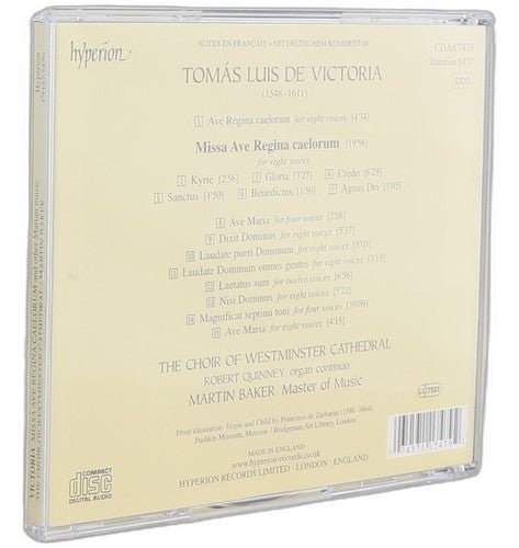 de Victoria - Ave Regina Caelorum - CD - Hyperion - 2004 - Chorlton Analogue