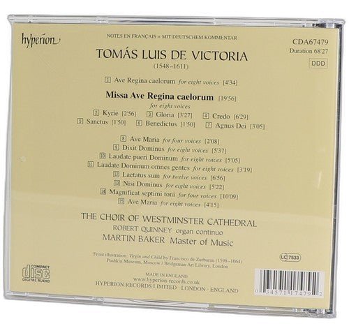 de Victoria - Ave Regina Caelorum - CD - Hyperion - 2004 - Chorlton Analogue