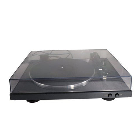Denon DP-300F Turntable Built-In Phono Stage MM Cartridge Fully Automatic Tested - Chorlton Analogue
