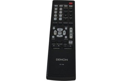 Denon RC - 1180 Original Remote Control Home Audio Receiver Function Buttons Black - Chorlton Analogue