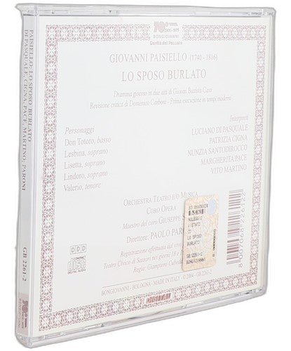 di Pasquale - Lo Sposo Burlato - CD - Bongiovanni - 2004 - Chorlton Analogue