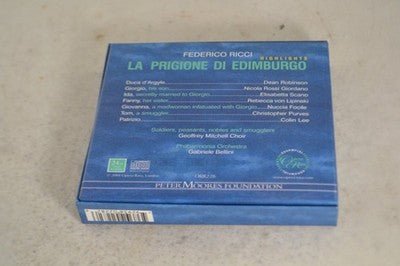 Federico Ricci Highlights CD Corrado d'Altamura Opera Rara - Chorlton Analogue
