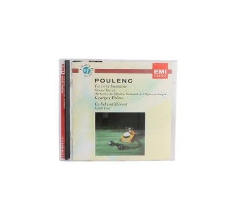 Francis Poulenc / Jean Cocteau - La Voix Humaine / Le Bel Indifférent CD 1988 - Chorlton Analogue