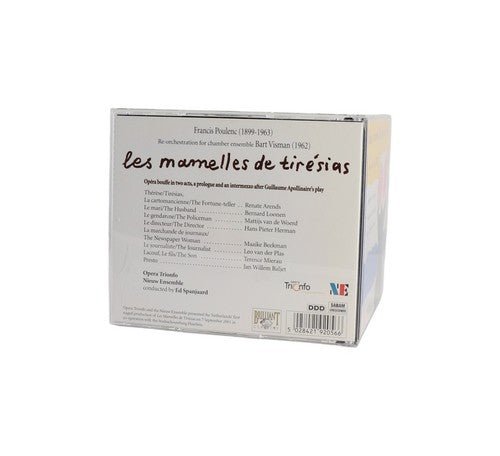 Francis Poulenc - Les Mamelles De Tiresias - CD - Brilliant Classics - 2003 - Chorlton Analogue