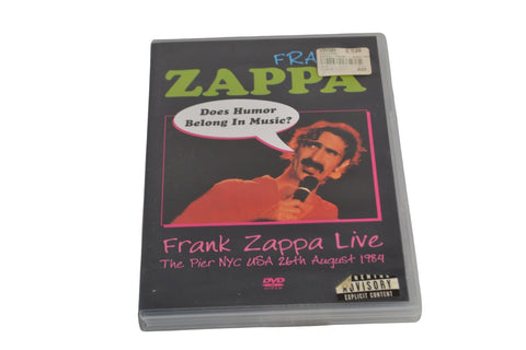 Frank Zappa The Pier NYC USA Does Humor Belong in Music DVD - Chorlton Analogue
