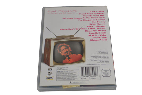 Frank Zappa The Pier NYC USA Does Humor Belong in Music DVD - Chorlton Analogue