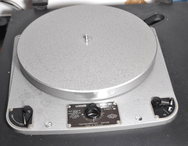 Garrard 301 Hammertone Grease Bearing Schedule 1 Turntable - Chorlton Analogue