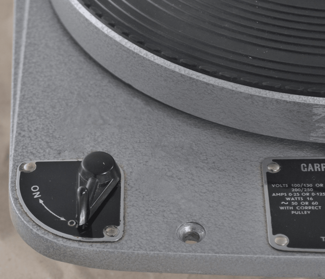 Garrard 301 Hammertone Turntable Schedule 1 Early - Chorlton Analogue