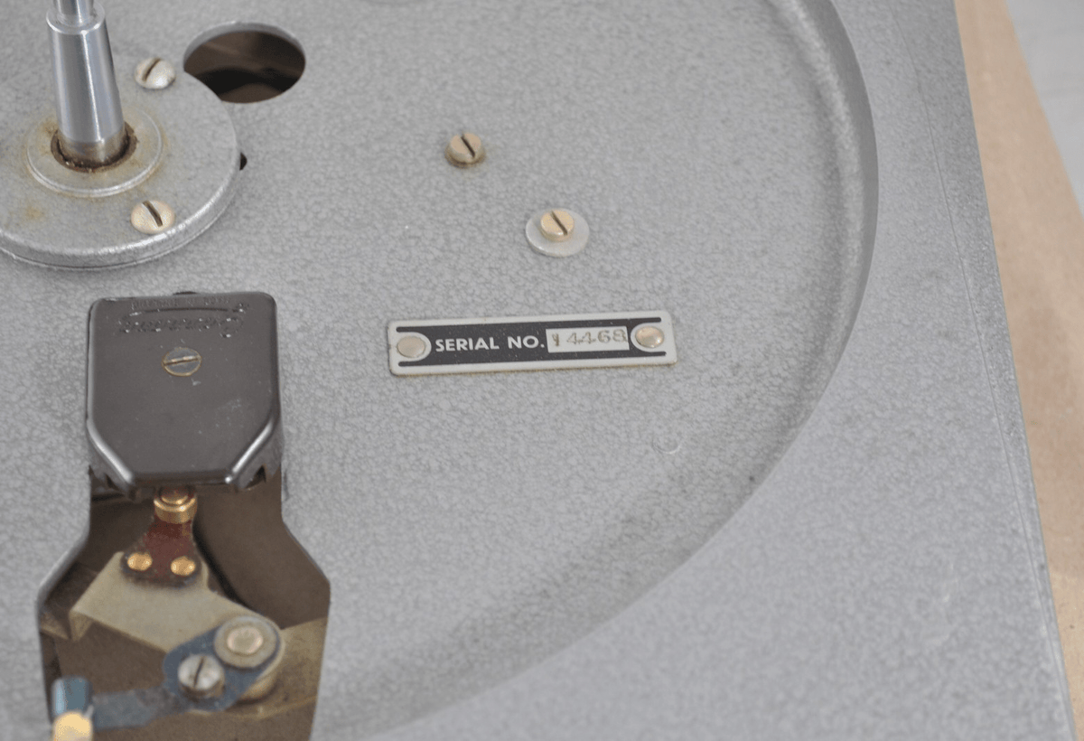 Garrard 301 Hammertone Turntable Schedule 1 Early - Chorlton Analogue