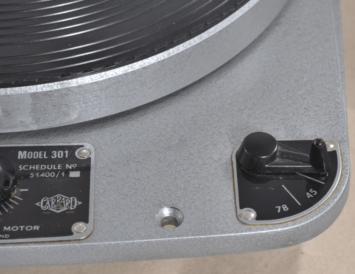 Garrard 301 Hammertone Turntable Schedule 1 Early - Chorlton Analogue