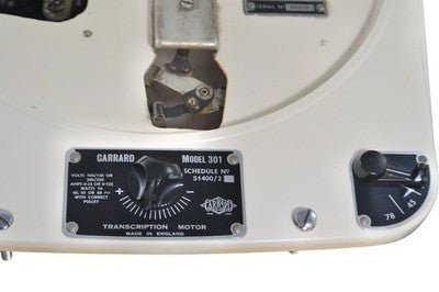 Garrard 301 Turntable Motor Transcription Vinyl Record Player Serviced - Chorlton Analogue