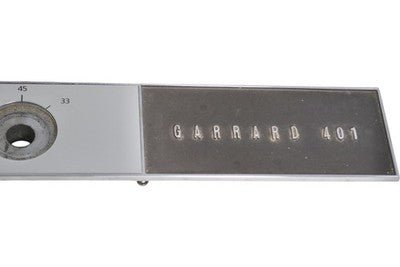 Garrard 401 Control Panel Turntable Faceplate Vintage Retro Audio - Chorlton Analogue