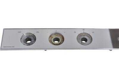 Garrard 401 Control Panel Turntable Faceplate Vintage Retro Audio - Chorlton Analogue