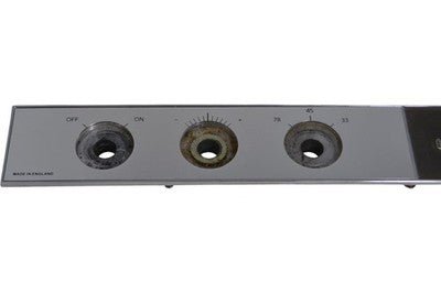Garrard 401 Control Panel Turntable Faceplate Vintage Retro Audio - Chorlton Analogue